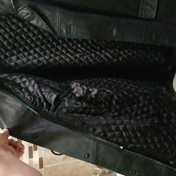 Trucker Leather - Leather Jacket, Size - M, Color - Black - Picture 5 of 13